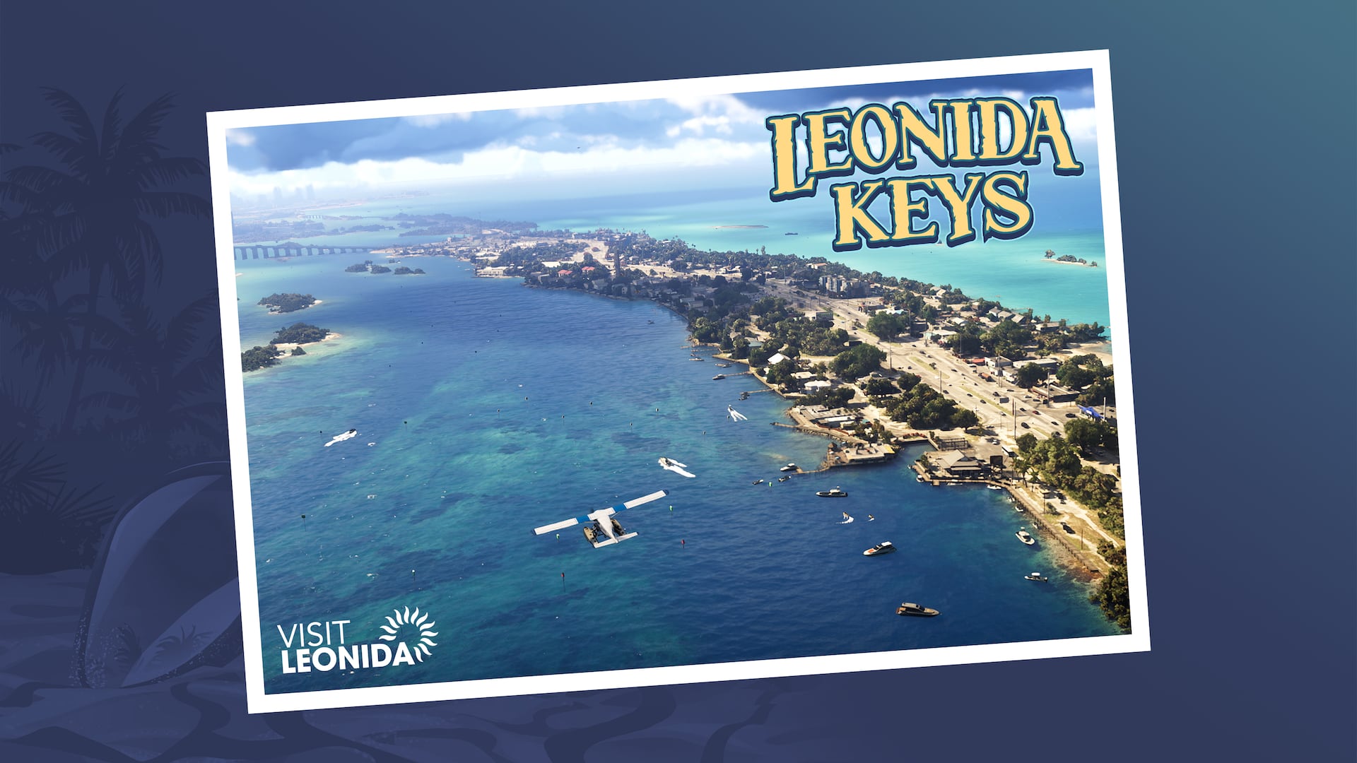 Leonida Keys official promotional postcard