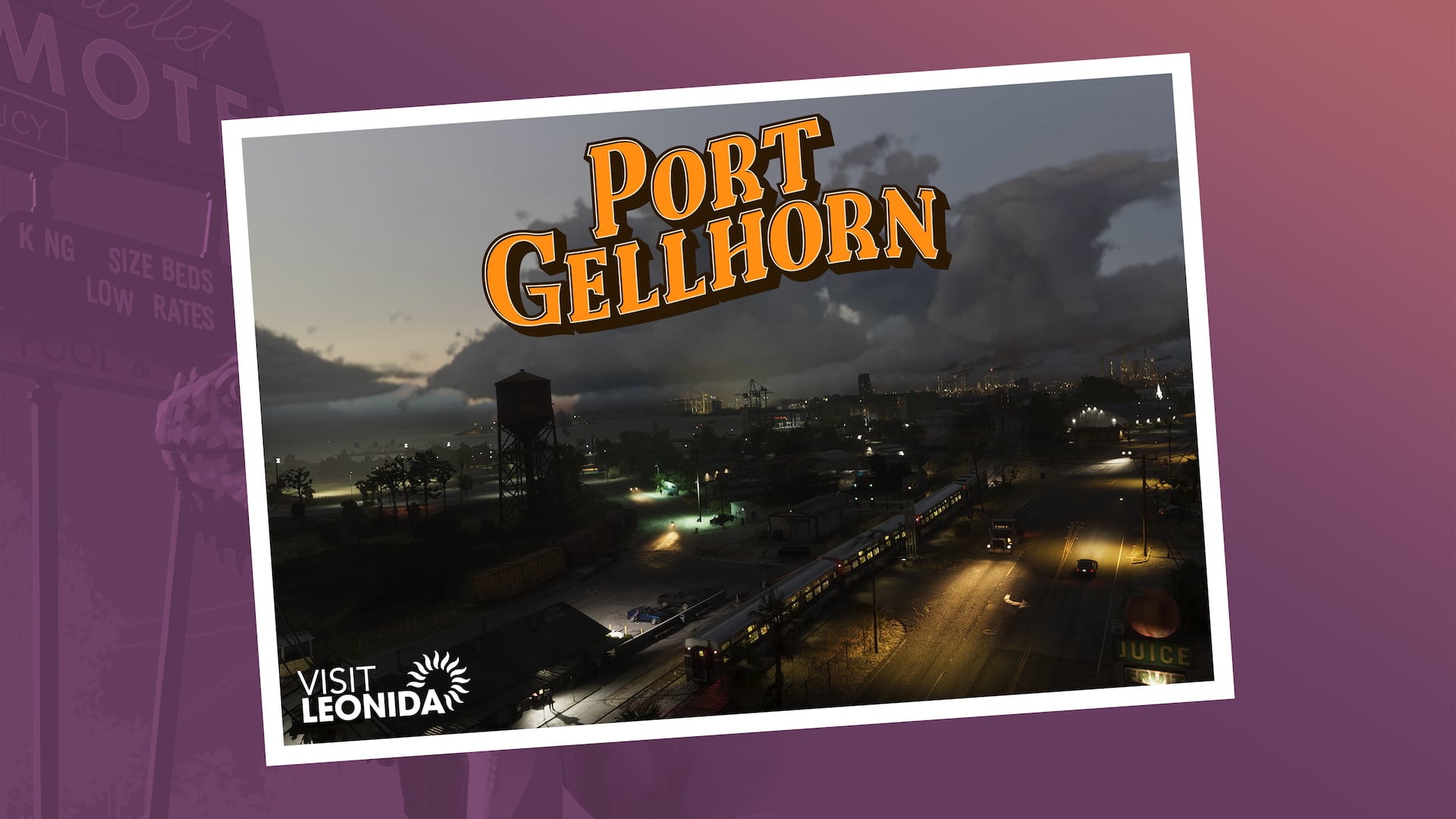 Port Gellhorn official promotional postcard