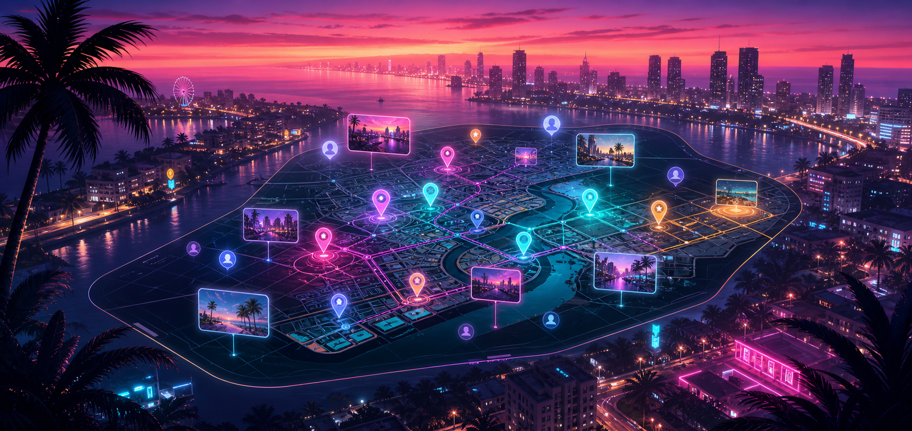GTAGeo platform map artwork